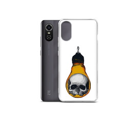 Чехол MyPads Tocco для ZTE Blade A31 Plus череп в лампочке (PT226943.475.676)