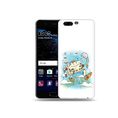 Чехол MyPads Tocco для Huawei P10 Счастливый чемодан (PT60870.50.166)
