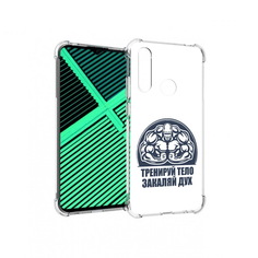 Чехол MyPads Tocco для Motorola Moto G8 Power Lite бодибилдинг закаляй дух