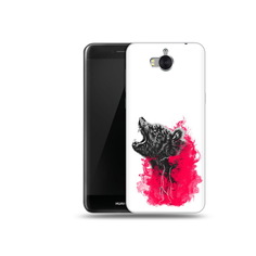 Чехол MyPads Tocco для Huawei Y5 медведь в дымке (PT91582.58.463)