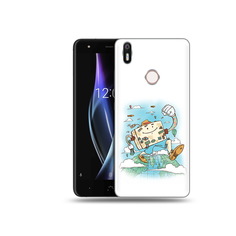 Чехол MyPads Tocco для BQ Aquaris X Счастливый чемодан