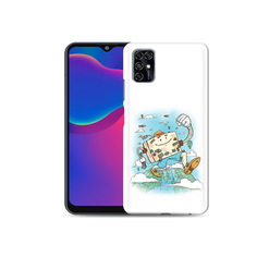 Чехол MyPads Tocco для ZTE Blade V2020 Smart Счастливый чемодан (PT156449.442.166)