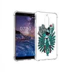 Чехол MyPads Tocco для Nokia 7 нарисованная девушка в татуировках (PT95887.123.499)