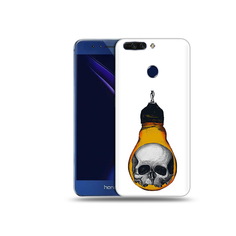 Чехол MyPads Tocco для Honor 8 Pro череп в лампочке (PT66177.42.676)
