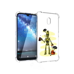Чехол MyPads Tocco для ZTE Blade L8 прикольный робот (PT136677.443.557)