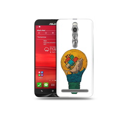Чехол MyPads Tocco для Asus Zenfone 2 (ZE550ML) кит в лампочке с парусами