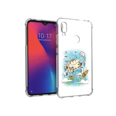Чехол MyPads Tocco для Xiaomi Redmi Note 7 Счастливый чемодан (PT125338.275.166)
