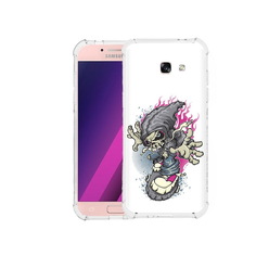 Чехол MyPads Tocco для Samsung Galaxy A5 нарисованный скелет на скейт борде