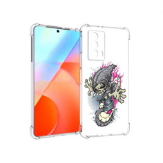 Чехол MyPads Tocco для Vivo iQOO Z5 нарисованный скелет на скейт борде (PT226980.401.512)