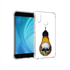 Чехол MyPads Tocco для Xiaomi Redmi Note 5 череп в лампочке (PT113434.311.676)