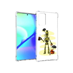Чехол MyPads Tocco для Samsung Galaxy Note 20 прикольный робот (PT152536.527.557)
