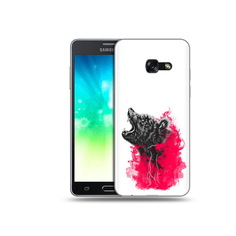 Чехол MyPads Tocco для Samsung Galaxy A3 (2017) медведь в дымке (PT51197.565.463)