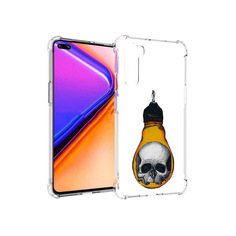 Чехол MyPads Tocco для OnePlus Nord череп в лампочке (PT227045.136.676)