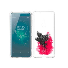 Чехол MyPads Tocco для Sony Xperia XZ3 медведь в дымке