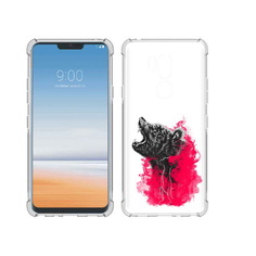 Чехол MyPads Tocco для LG G7 ThinQ медведь в дымке