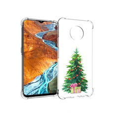 Чехол MyPads Tocco для Nokia G300 Елка новогодняя с подарками акварель (PT224563.108.78)