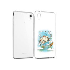 Чехол MyPads Tocco для Sony Xperia M4 Aqua Счастливый чемодан (PT41841.249.166)