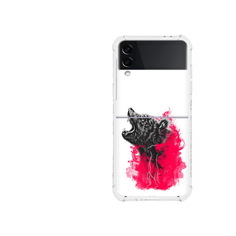 Чехол MyPads Tocco для Samsung Galaxy Z Flip 3 медведь в дымке (PT226934.584.463)