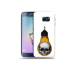 Чехол MyPads Tocco для Samsung Galaxy S6 Edge череп в лампочке