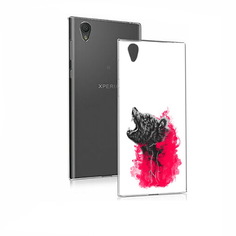 Чехол MyPads Tocco для Sony Xperia E5 медведь в дымке (PT50363.248.463)