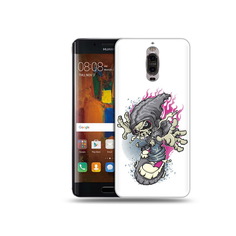 Чехол MyPads Tocco для Huawei Mate 9 Pro нарисованный скелет на скейт борде