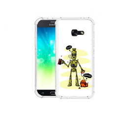 Чехол MyPads Tocco для Samsung Galaxy A3 (2016) прикольный робот