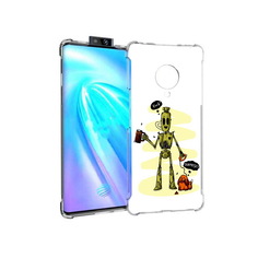 Чехол MyPads Tocco для Vivo NEX 3 прикольный робот (PT136035.381.557)