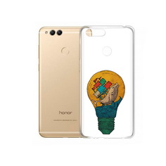 Чехол MyPads Tocco для Huawei 7X кит в лампочке с парусами (PT94112.65.387)