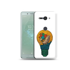 Чехол MyPads Tocco для Sony Xperia XZ2 Compact кит в лампочке с парусами
