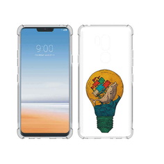 Чехол MyPads Tocco для LG G7 ThinQ кит в лампочке с парусами