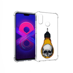 Чехол MyPads Tocco для Honor 8X Max череп в лампочке (PT118941.31.676)