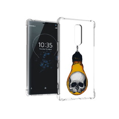 Чехол MyPads Tocco для Sony Xperia 1 череп в лампочке (PT141276.244.676)