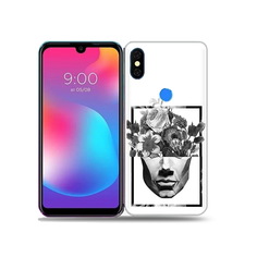 Чехол MyPads Tocco для BQ 5730L черно белая ваза в абстракции