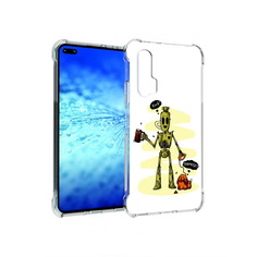 Чехол MyPads Tocco для Huawei View 30 Pro прикольный робот (PT145237.17.557)
