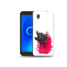 Чехол MyPads Tocco для Alcatel 1 медведь в дымке (PT227134.658.463)
