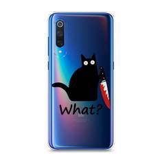 Чехол на Xiaomi Mi 9 "Котик с ножом" Case Place