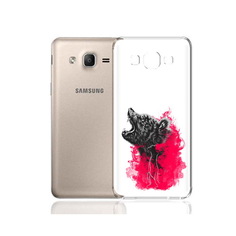 Чехол MyPads Tocco для Samsung Galaxy A7 (2015) медведь в дымке (PT11625.595.463)