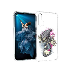 Чехол MyPads Tocco для Honor 20 Pro нарисованный скелет на скейт борде (PT129185.18.512)