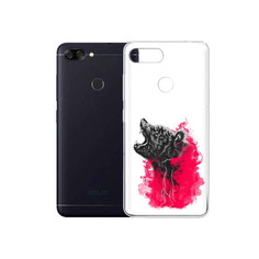 Чехол MyPads Tocco для Asus ZenFone Max Plus M1 (ZB570TL) медведь в дымке