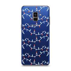 Чехол для Samsung Galaxy A8 2018 "Разноцветная гирлянда" Case Place