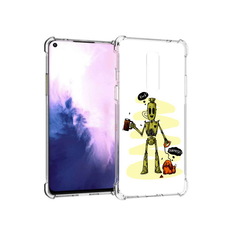 Чехол MyPads Tocco для OnePlus 8 прикольный робот (PT147214.134.557)