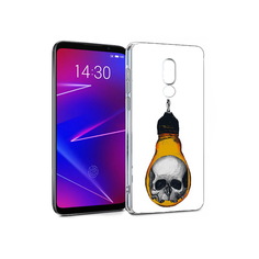 Чехол MyPads Tocco для Meizu 16 череп в лампочке (PT136611.84.676)