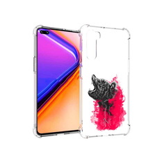 Чехол MyPads Tocco для OnePlus Nord медведь в дымке (PT227045.136.463)