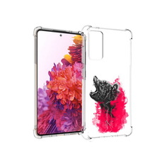 Чехол MyPads Tocco для Samsung Galaxy S20 FE медведь в дымке (PT153647.496.463)