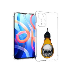 Чехол MyPads Tocco для Xiaomi Poco M4 Pro 5G череп в лампочке (PT200061.301.676)