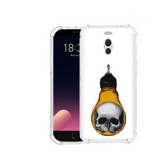 Чехол MyPads Tocco для Meizu M6 Note череп в лампочке