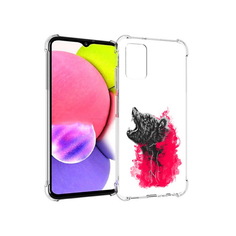 Чехол MyPads Tocco для Samsung Galaxy A03s медведь в дымке (PT162170.549.463)