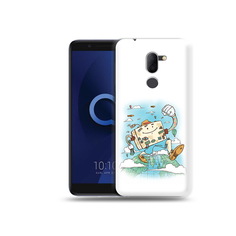 Чехол MyPads Tocco для Alcatel 3X Счастливый чемодан (PT112114.674.166)