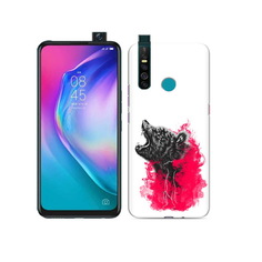 Чехол MyPads Tocco для Tecno Camon 15 Pro медведь в дымке