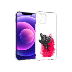 Чехол MyPads Tocco для Apple iPhone 13 mini медведь в дымке (PT162959.608.463)